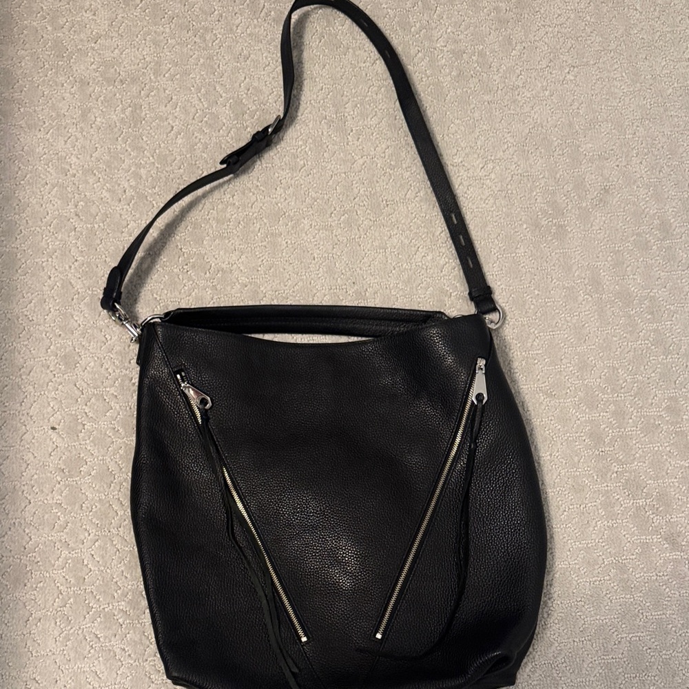Rebecca Minkoff Black Leather Shoulder Bag